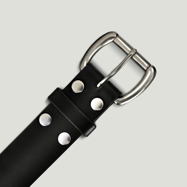 Wolf Leather Belt - Black - Wolf Leather Goods