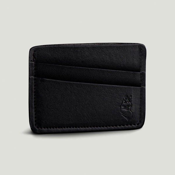 Wolf Card Holder No.1 - Black - Wolf Leather Goods