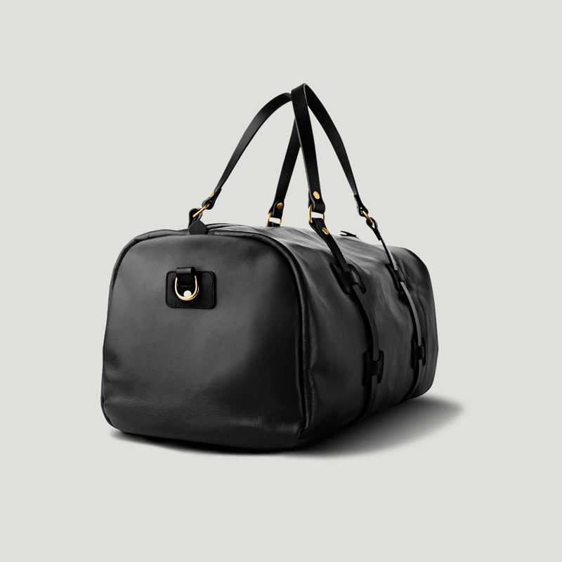 Wolf Leather Weekender Black - Wolf Leather Goods