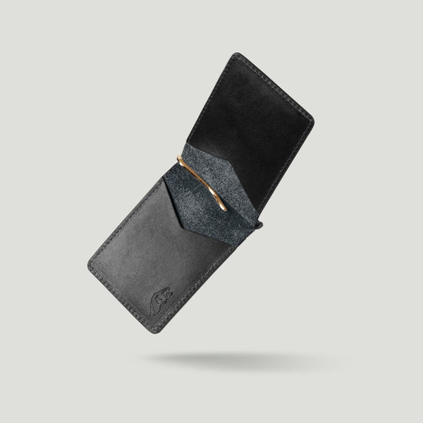 Wolf Bi-fold No. 2 Black - Wolf Leather Goods