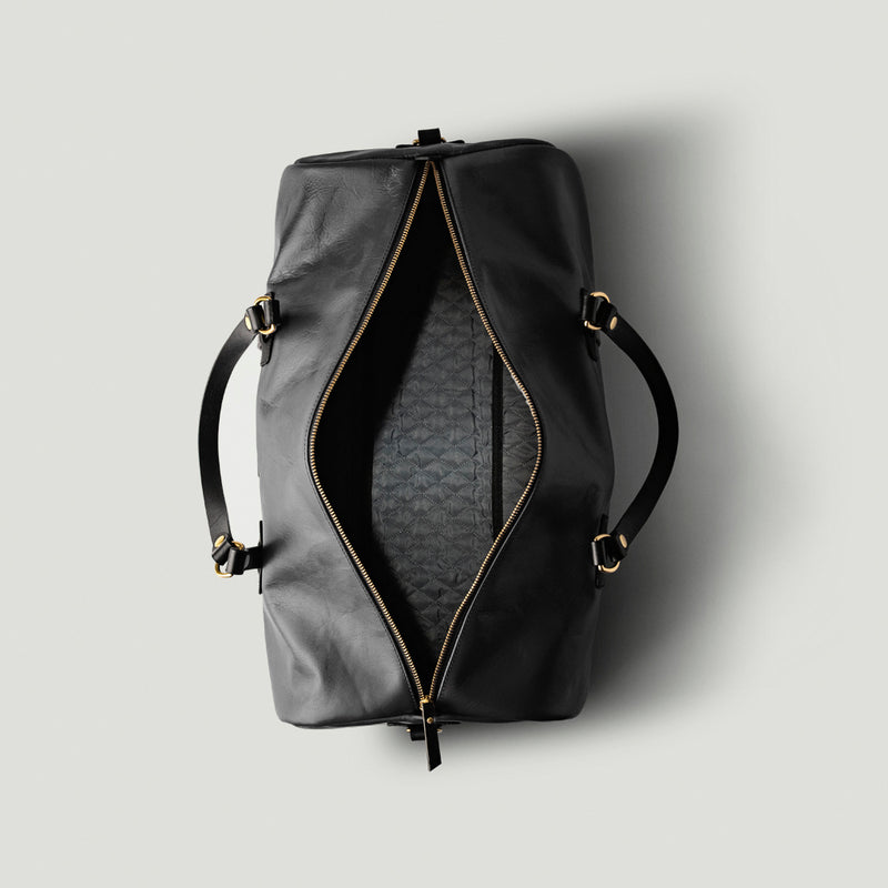 Wolf Leather Weekender Black - Wolf Leather Goods