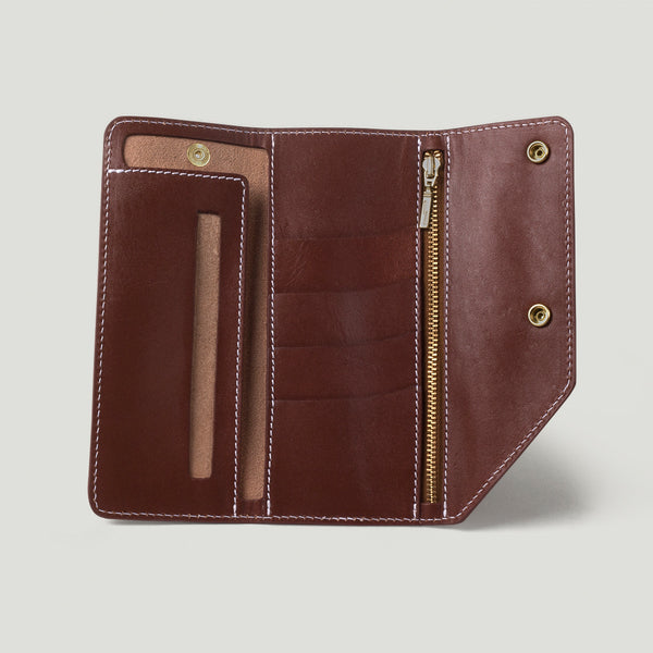Wolf Trucker Wallet - Brown - Wolf Leather Goods