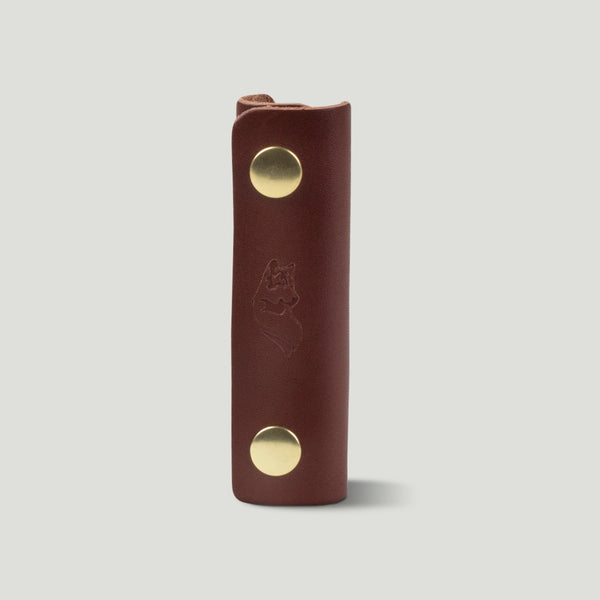 Wolf headphones holder - Brown - Wolf Leather Goods